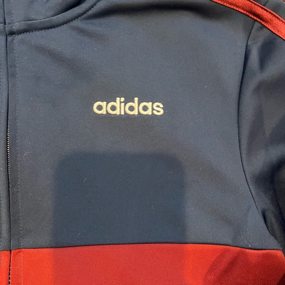 Adidas Boys Full zip lightweight jacket Youth size 8 - Picture 3 of 6